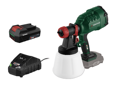 PARKSIDE® Aku stříkací pistole PFSA 20-Li B2, 2 Ah