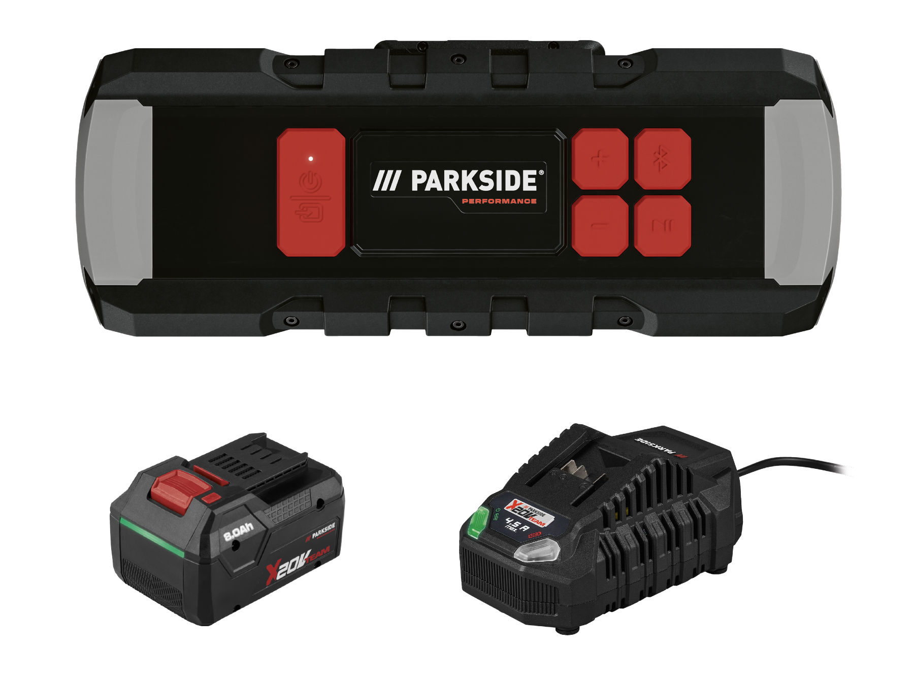 Parkside Performance® Aku reproduktor s Bluetooth® PBL 40 A1, Smart 8 Ah