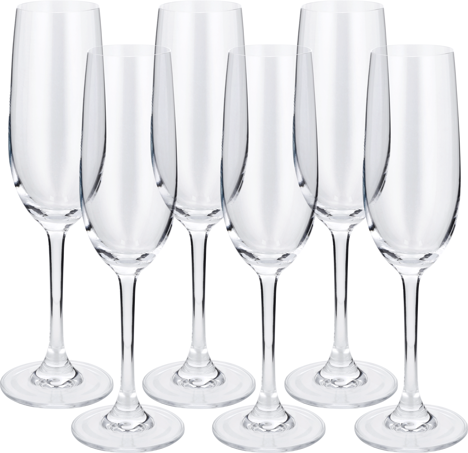 Silvercrest® Sada sklenic na sekt, 6dílná