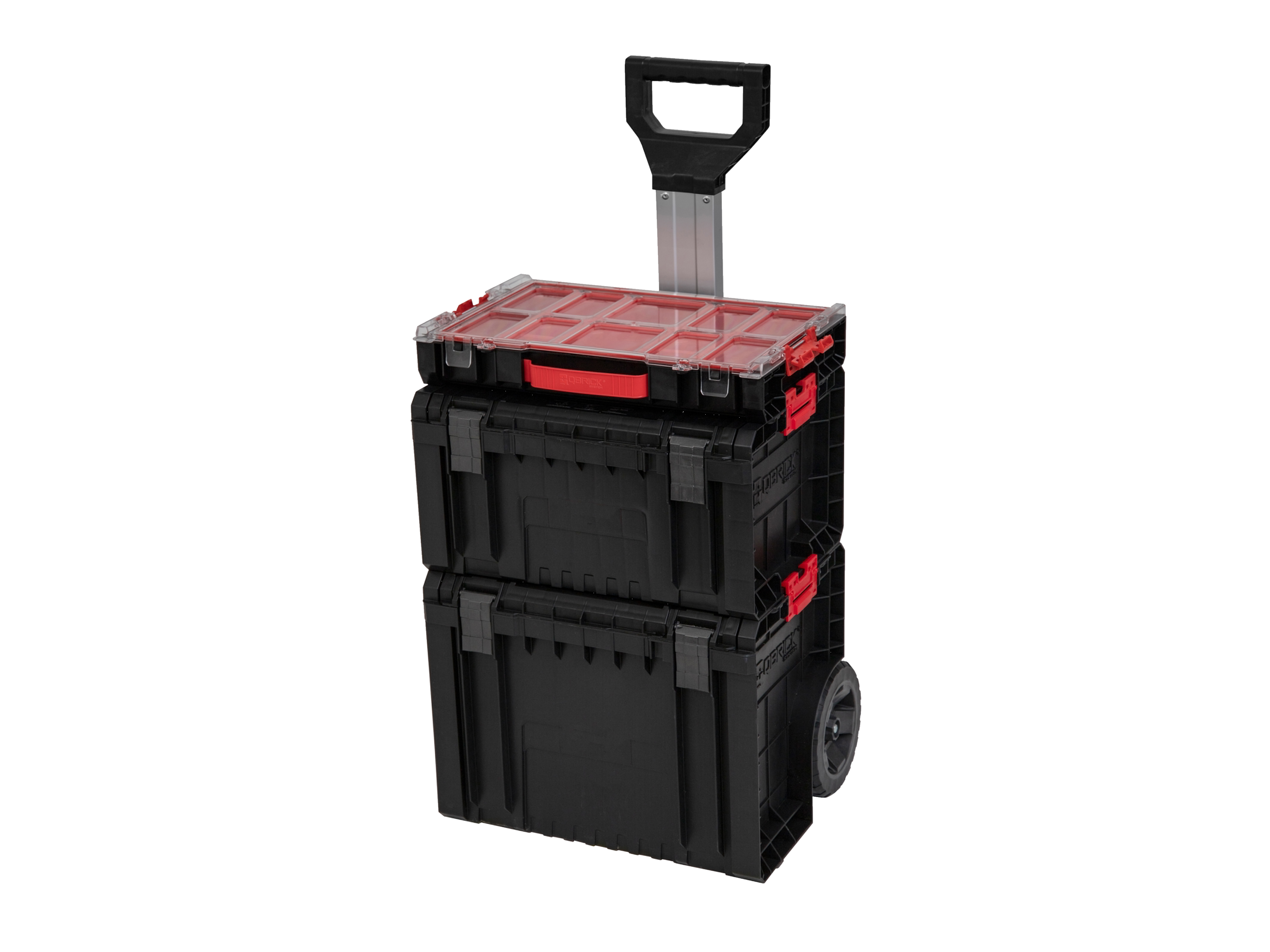 Qbrick System Vozík na nářadí PRO Cart + PRO Toolbox + PRO Organizér 100