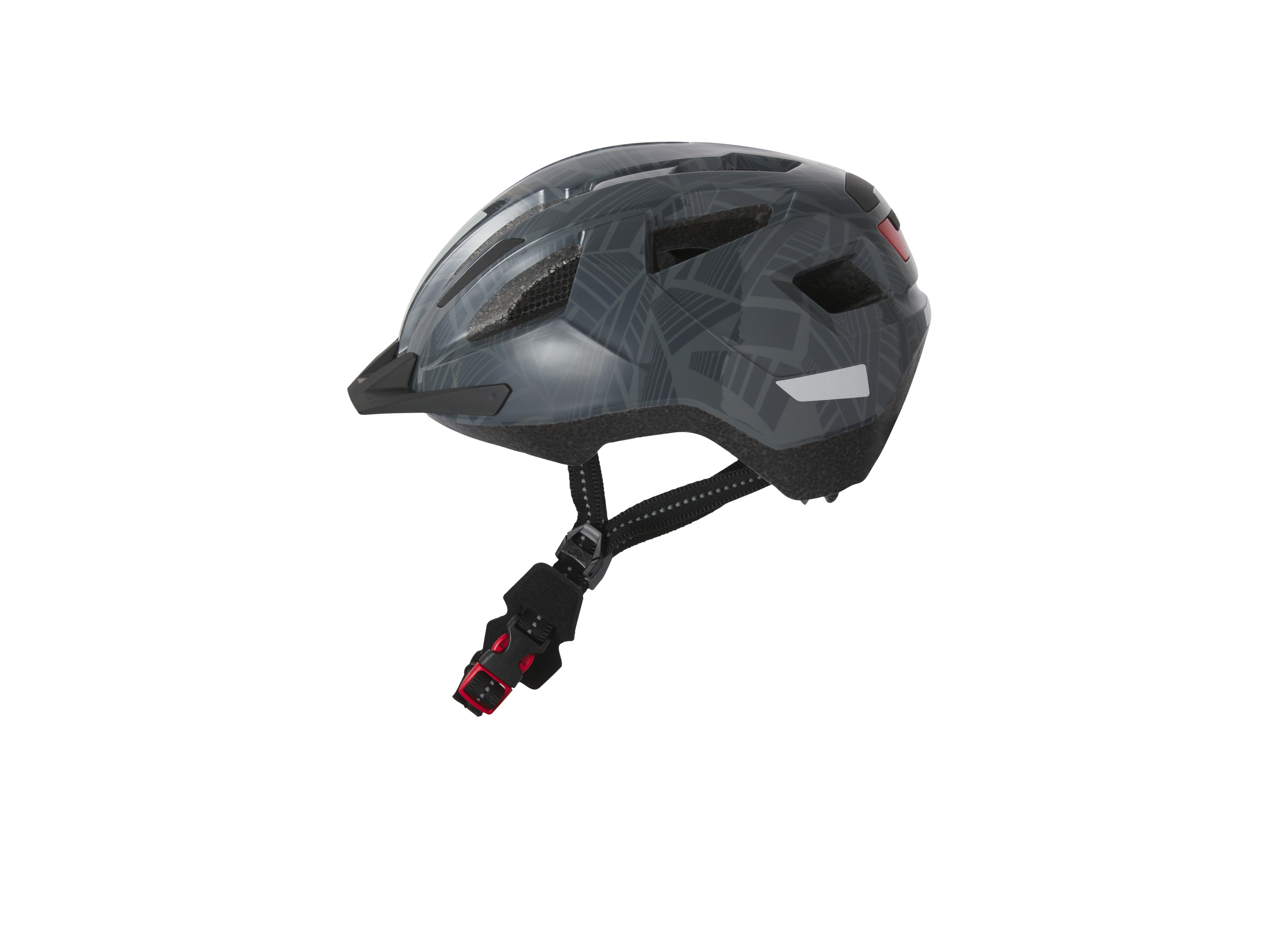Crivit Dětská cyklistická helma (velikost s šedá)