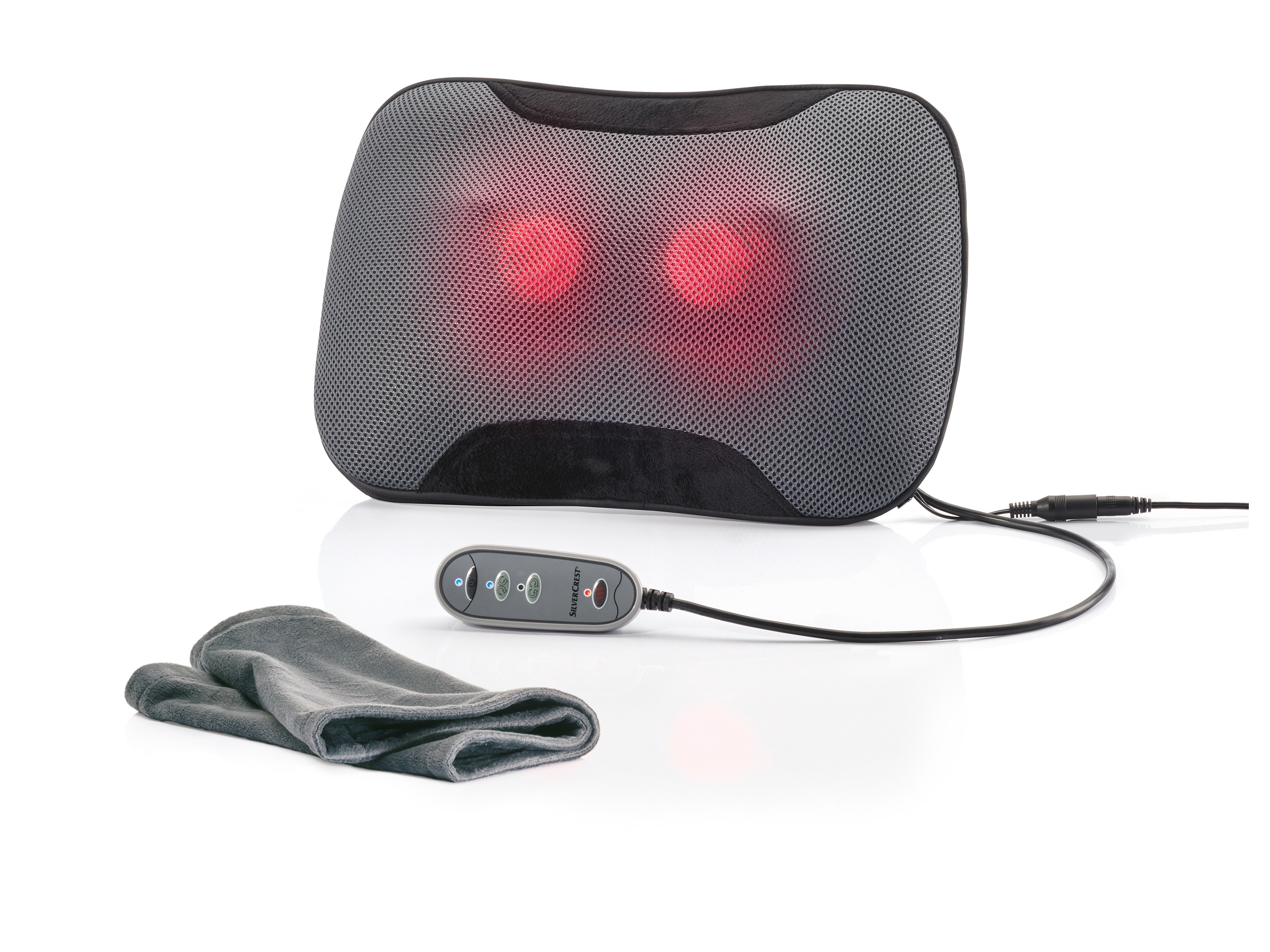 Silvercrest® Personal Care Shiatsu masážní polštářek šíje / zad Ssnr 12 B3 (na masáž zad)