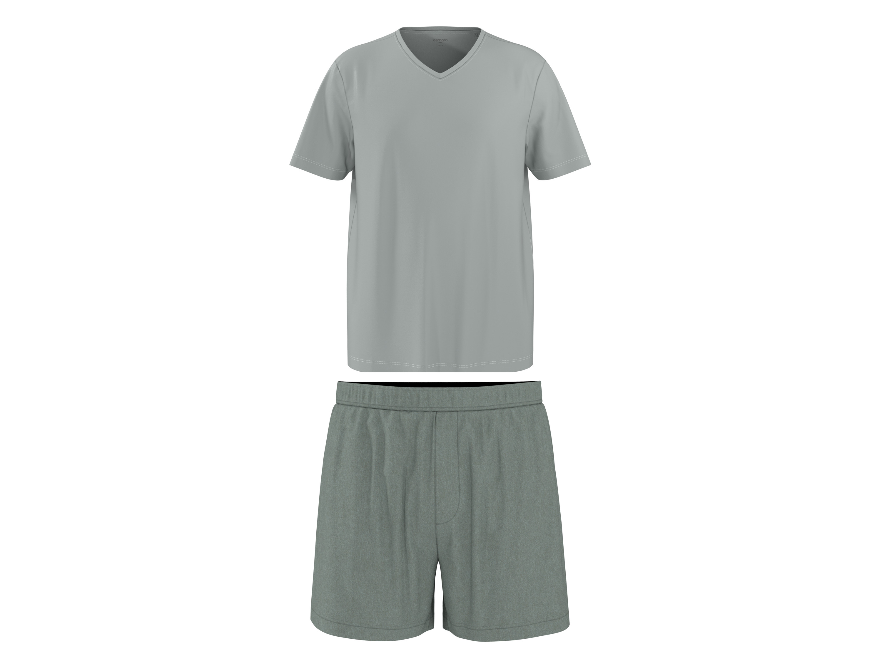 esmara Men Pánské pyžamo s podílem lnu (zelená, S (44/46))