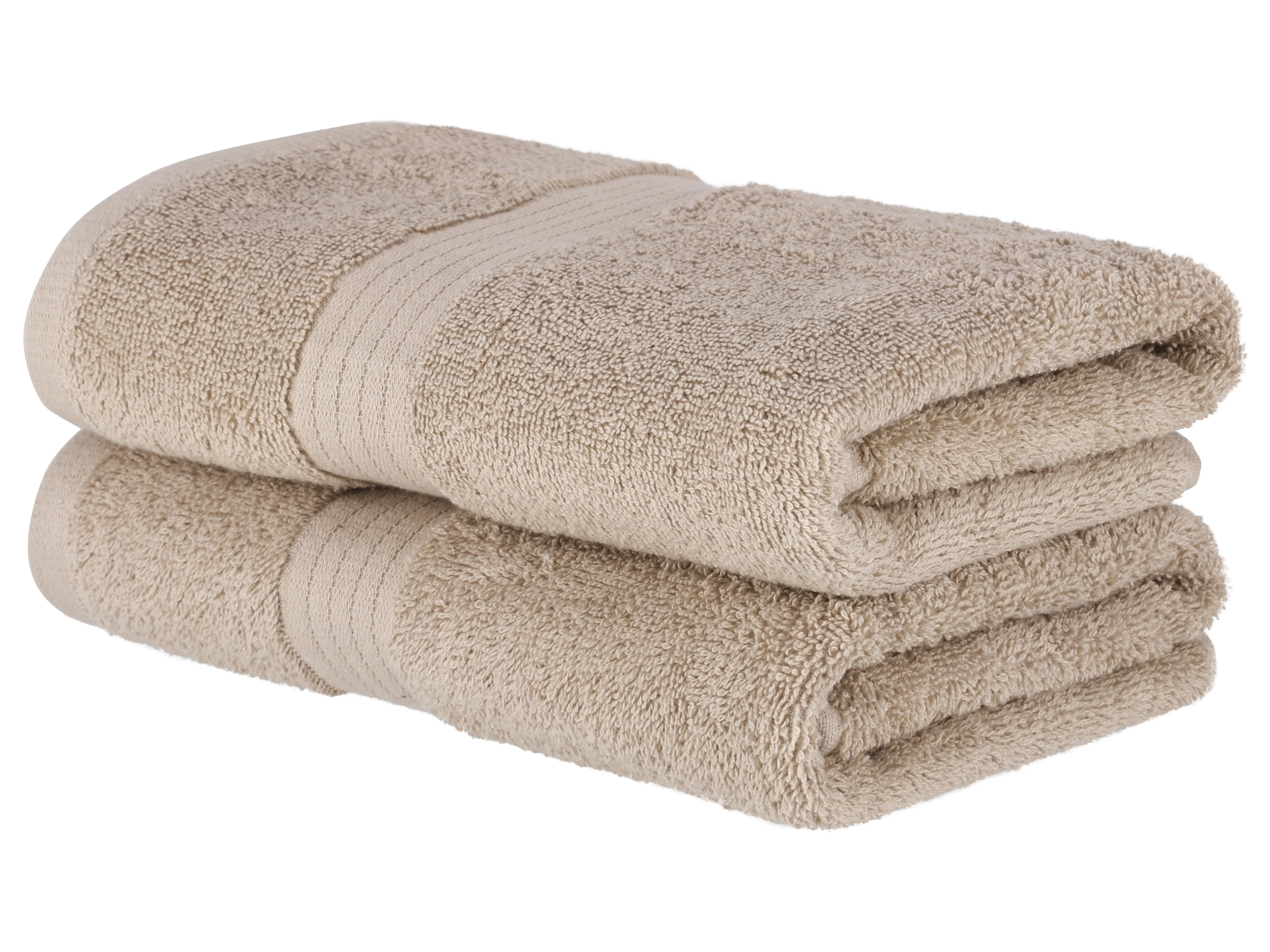Livarno home Froté ručník, 50 x 100 cm, 500 g/m², 2 kusy (přírodní béžová)