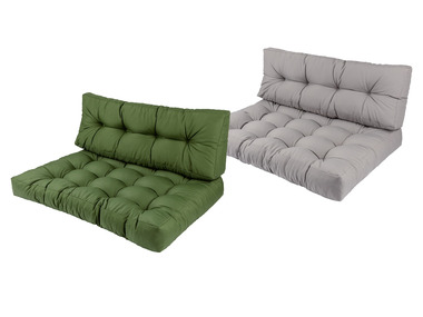 LIVARNO home Sada podsedáku a opěrky na paletový nábytek, 2dílná