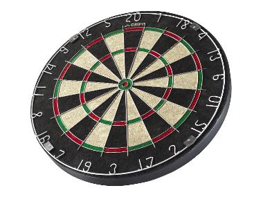 CRIVIT Sisalový terč na šipky s příslušenstvím