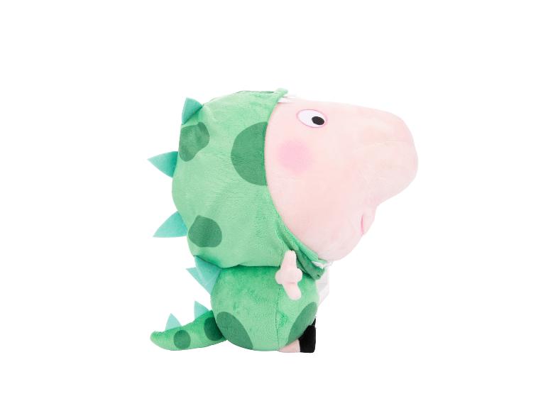 Plyšová Peppa Pig v kostýmu dinosaura.