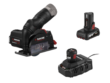 Aku úhlová bruska PPWSA 12 A1, 2,5 Ah a 5 Ah