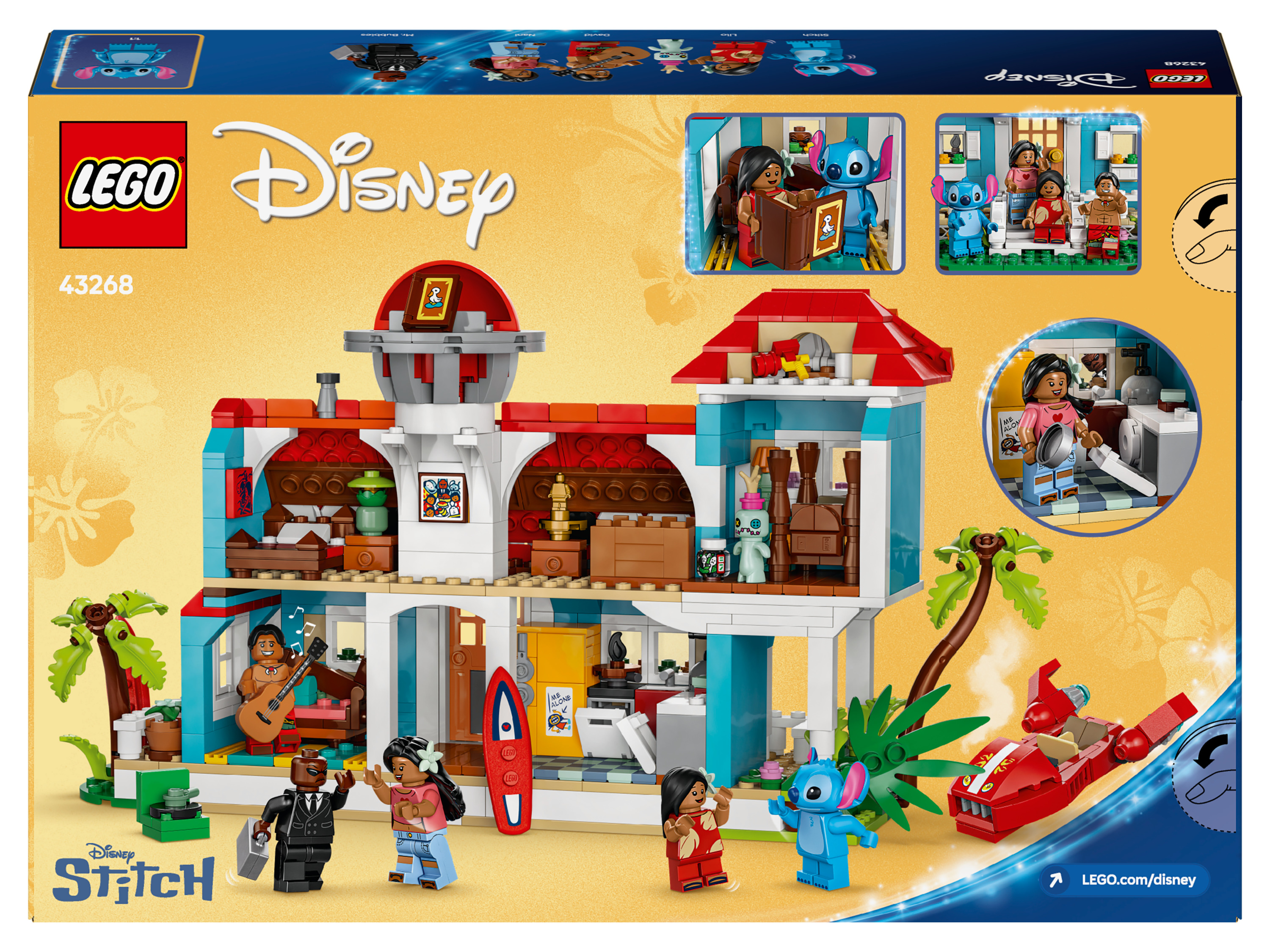 Lego® Disney Classic 43268 Lilo a Stitch a domek na pláži