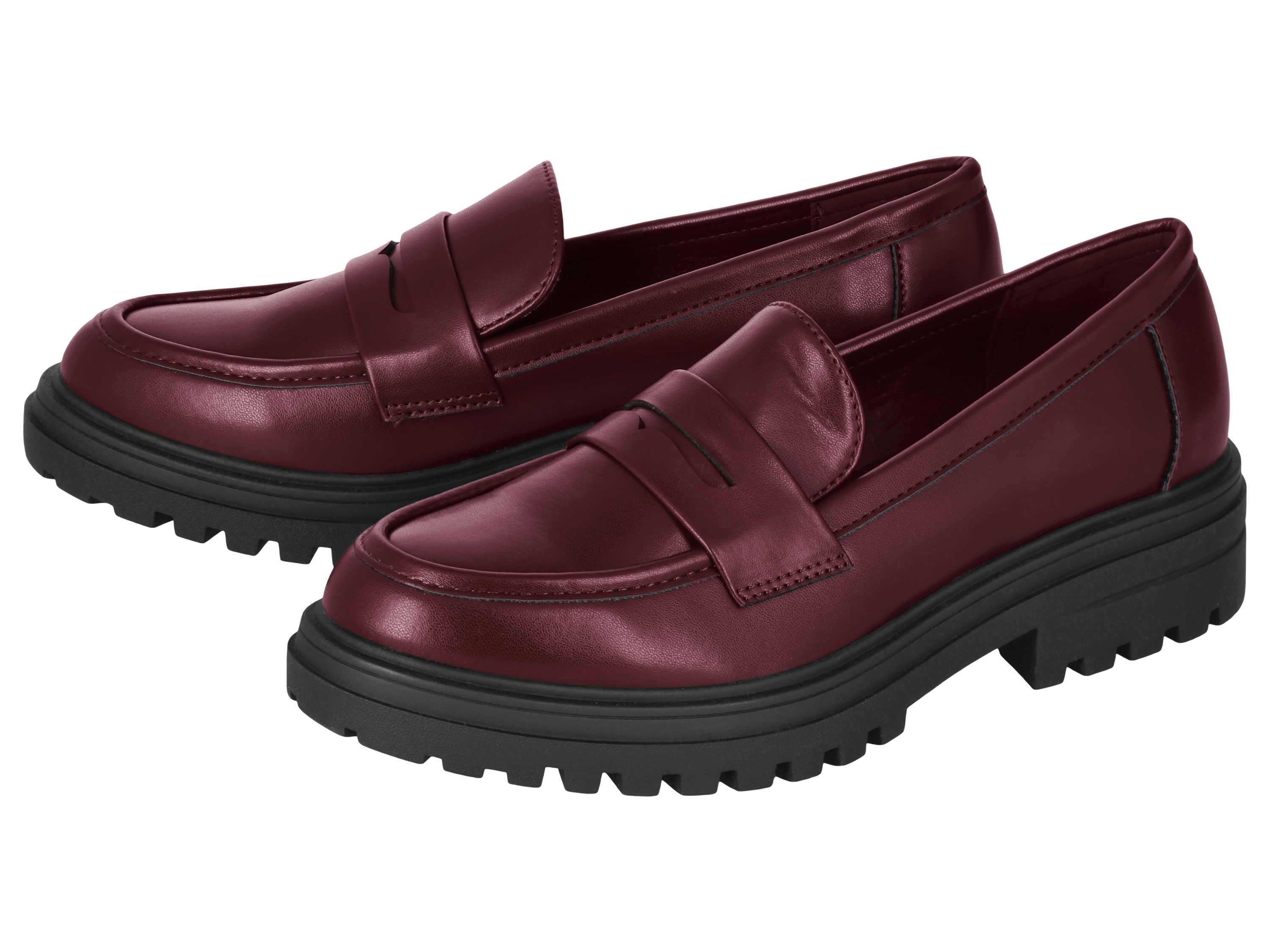 Esmara® Dámské mokasíny (burgundská, 41)