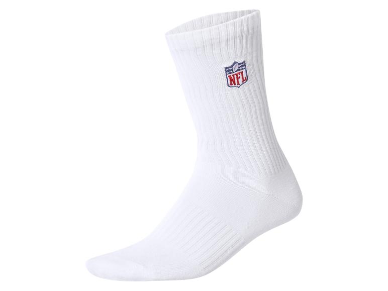 Bílá ponožka s logem NFL