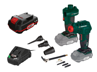 PARKSIDE® Aku kompresor PAK 20-Li B2 a pumpa PALP 20-Li B2, 2 Ah