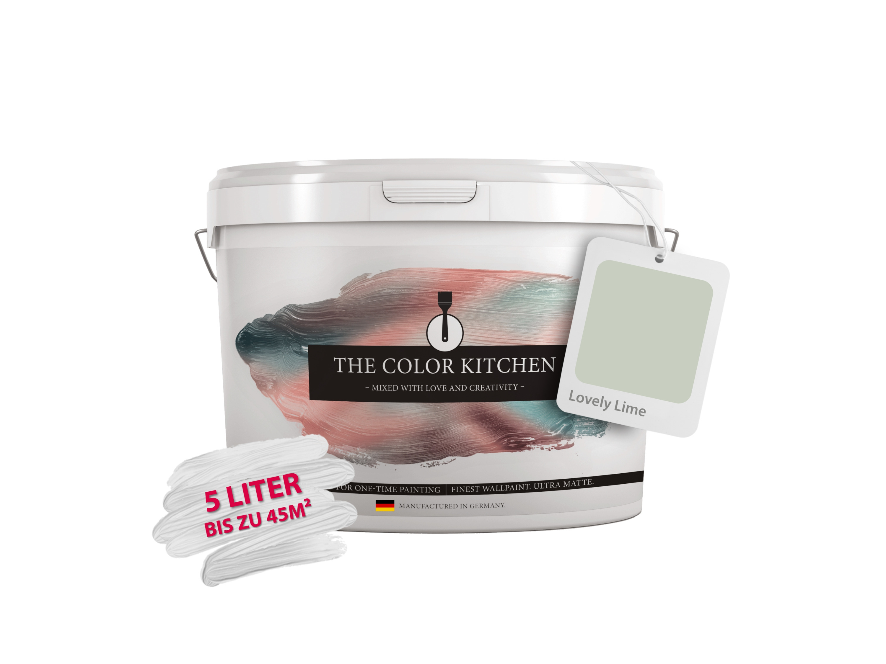 AS Création Barva na stěnu (Krásná limetkově zelená)