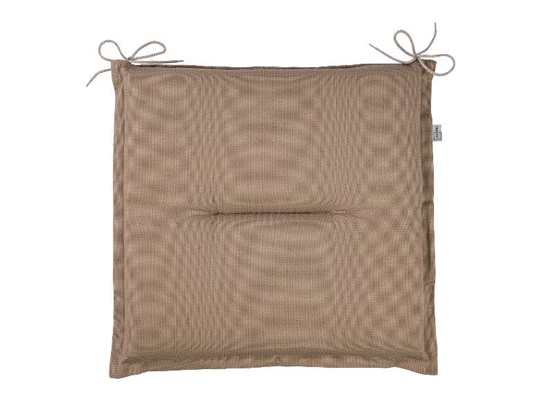 Béžový sedací polštář s mašlemi Livarno Living.