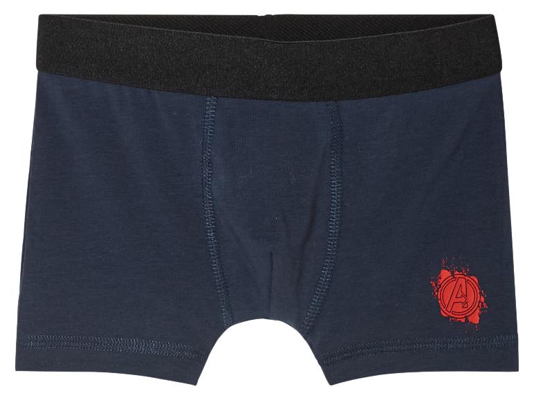Tmavě modré boxerky s logem Avengers.
