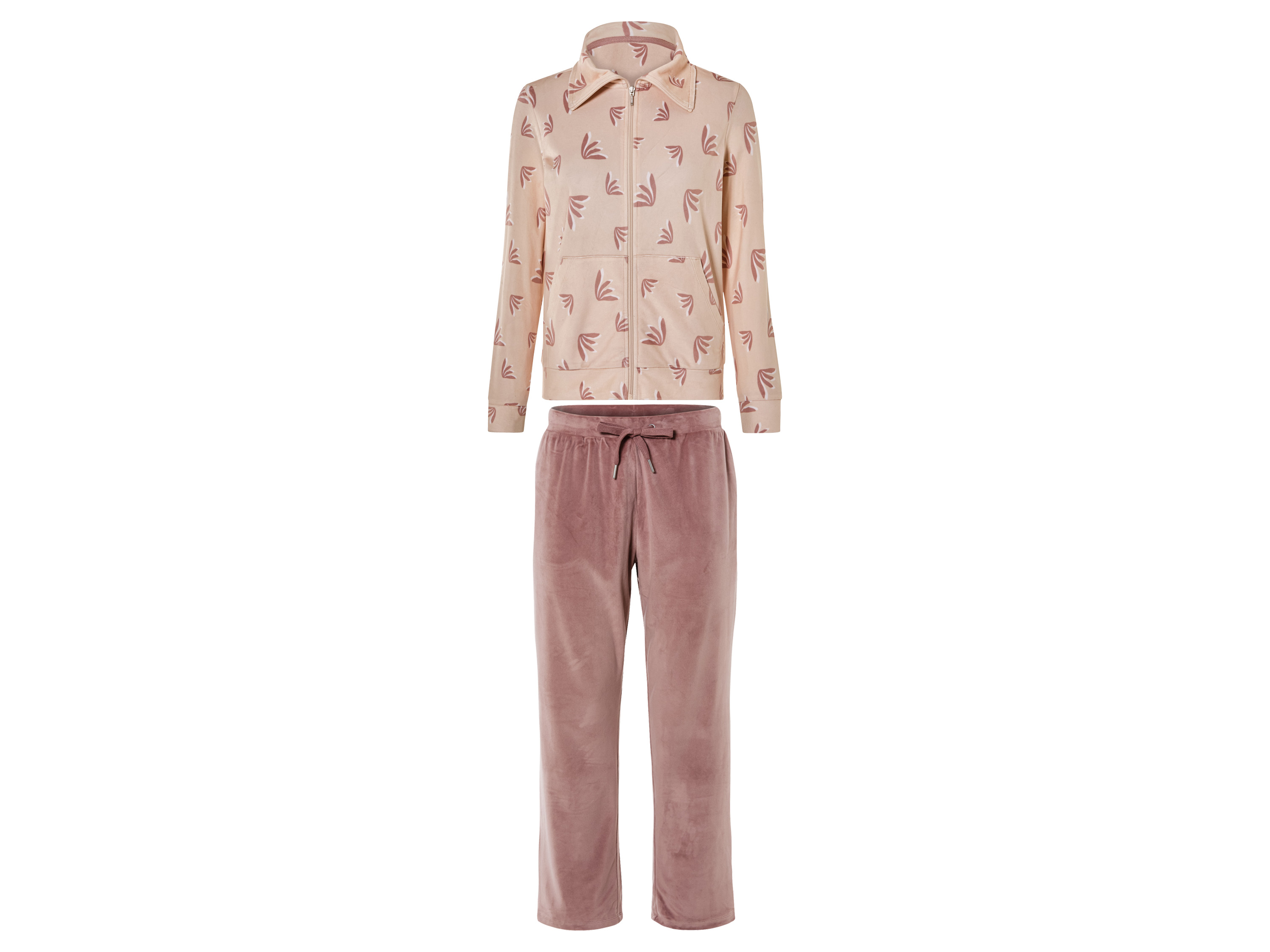 esmara® Dámská domácí souprava, 2dílná (XS (32/34), béžová/růžová)