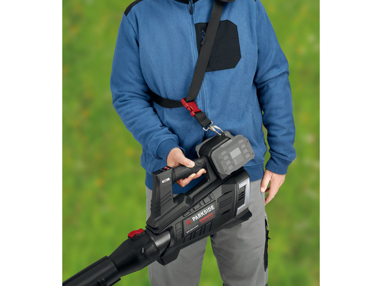  Zobrazit na celou obrazovku PARKSIDE PERFORMANCE® Aku foukač listí PPTLBA 40-Li A1, 2x 4 Ah - Obrázek 9