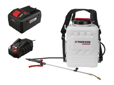 PARKSIDE PERFORMANCE® Aku tlakový postřikovač na záda PRDSP 20-Li B2, Smart 8 Ah