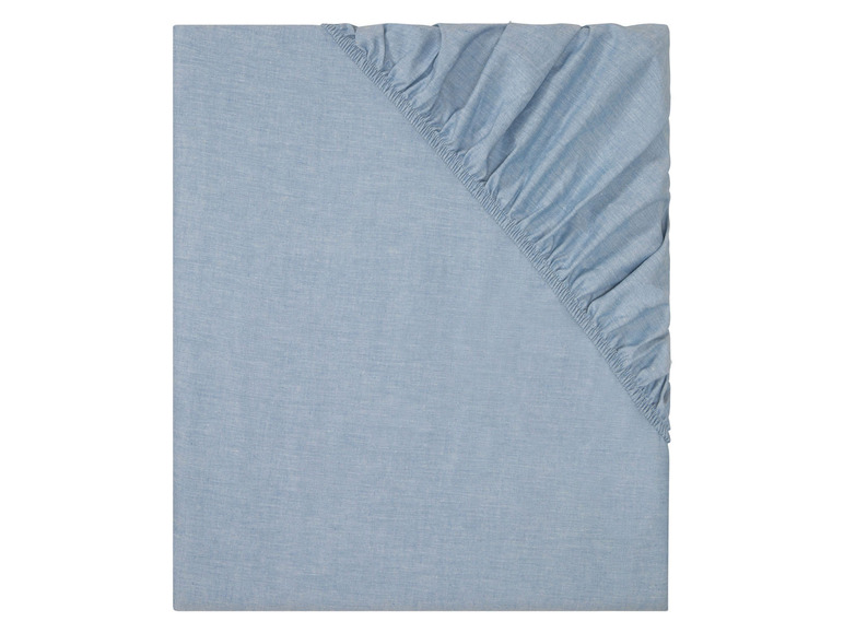  Zobrazit na celou obrazovku LIVARNO home Napínací prostěradlo Chambray, 180–200 x 200 cm - Obrázek 4