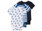 pruhy / navy modrá / bílá