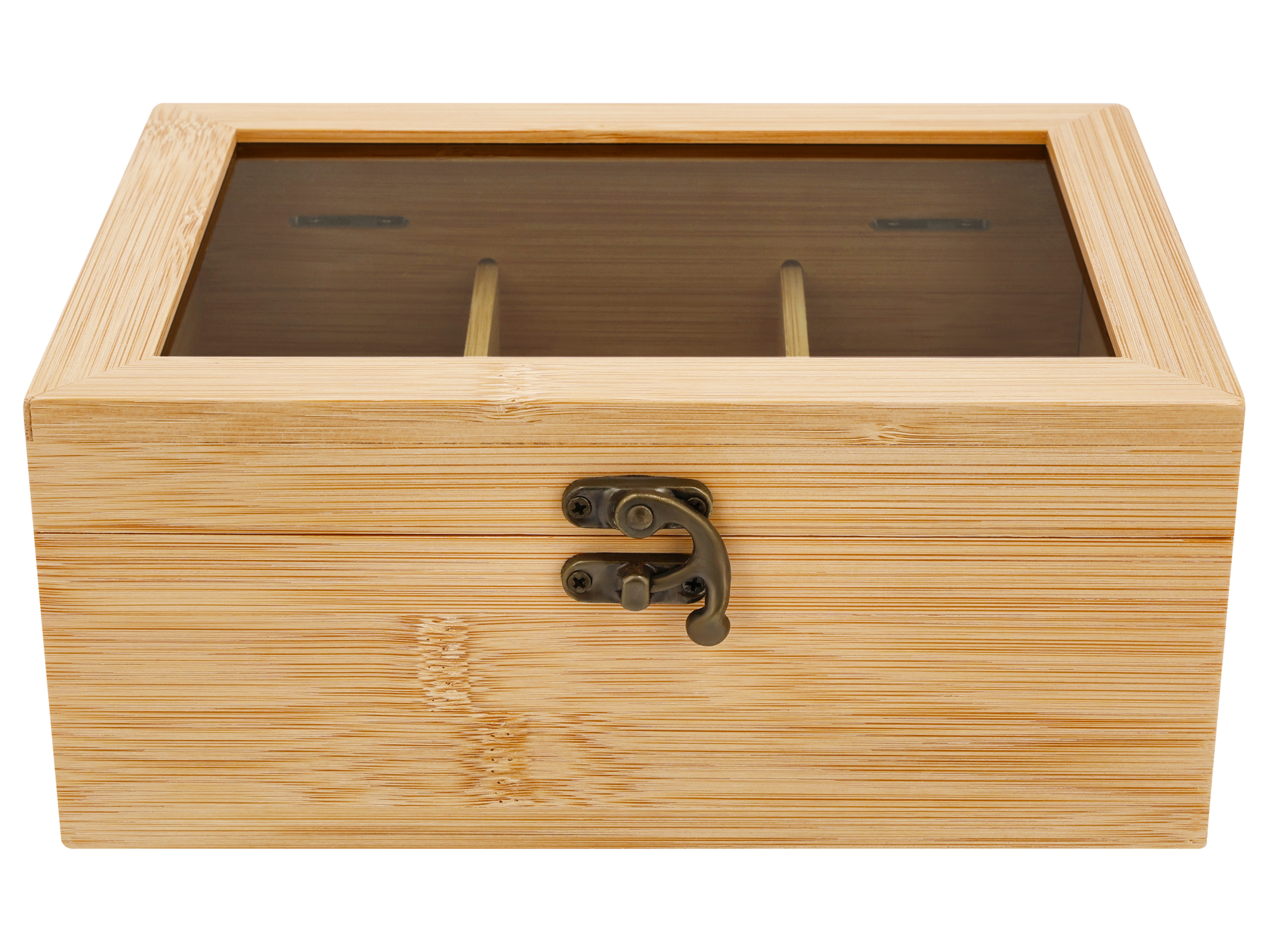 Silvercrest® Bambusový box na čaj / Sada bambusových prkének, 2dílná (box na čaj)