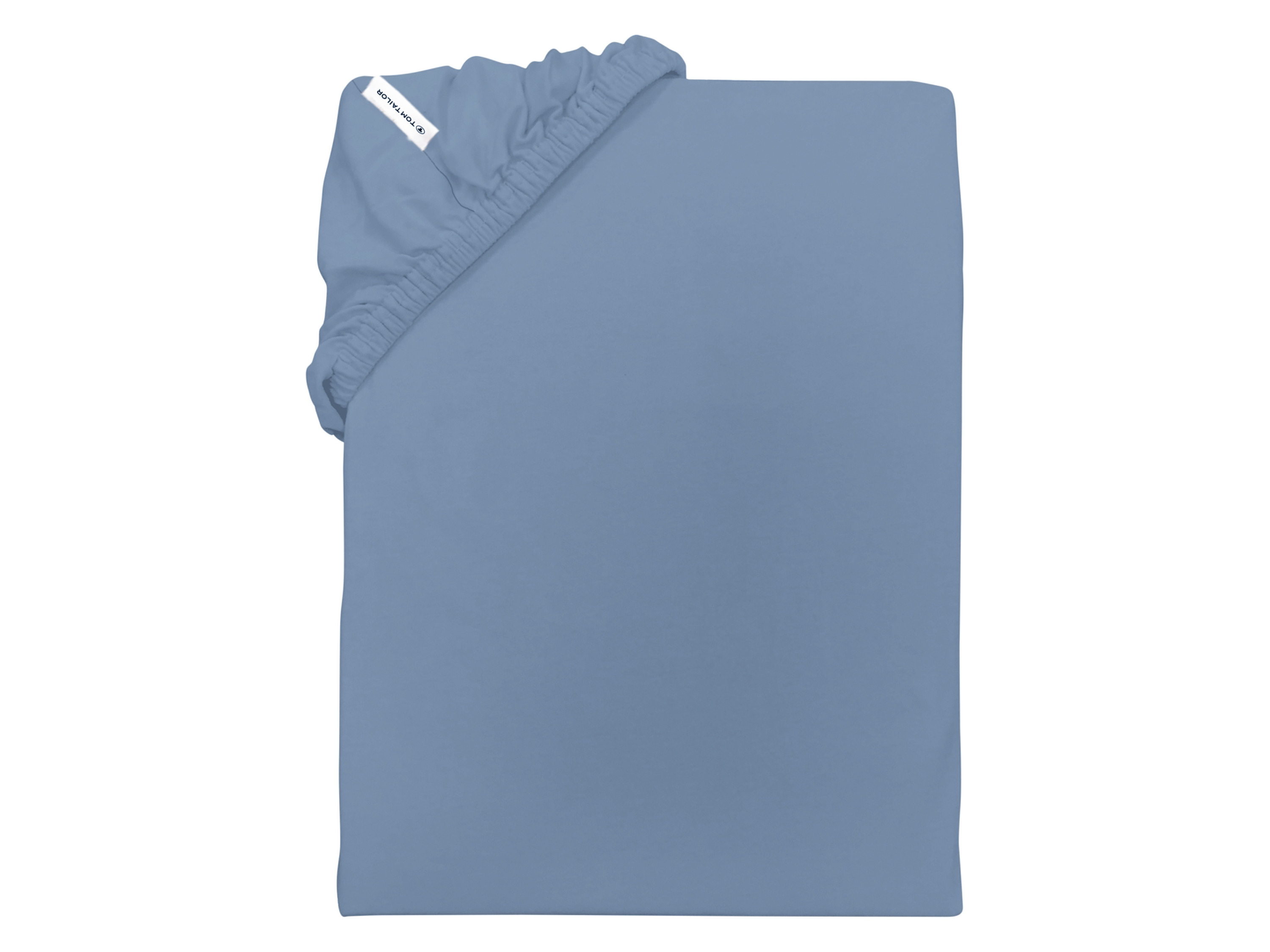 TOM Tailor Jersey napínací prostěradlo, 140-160 x 200 cm (modrá)