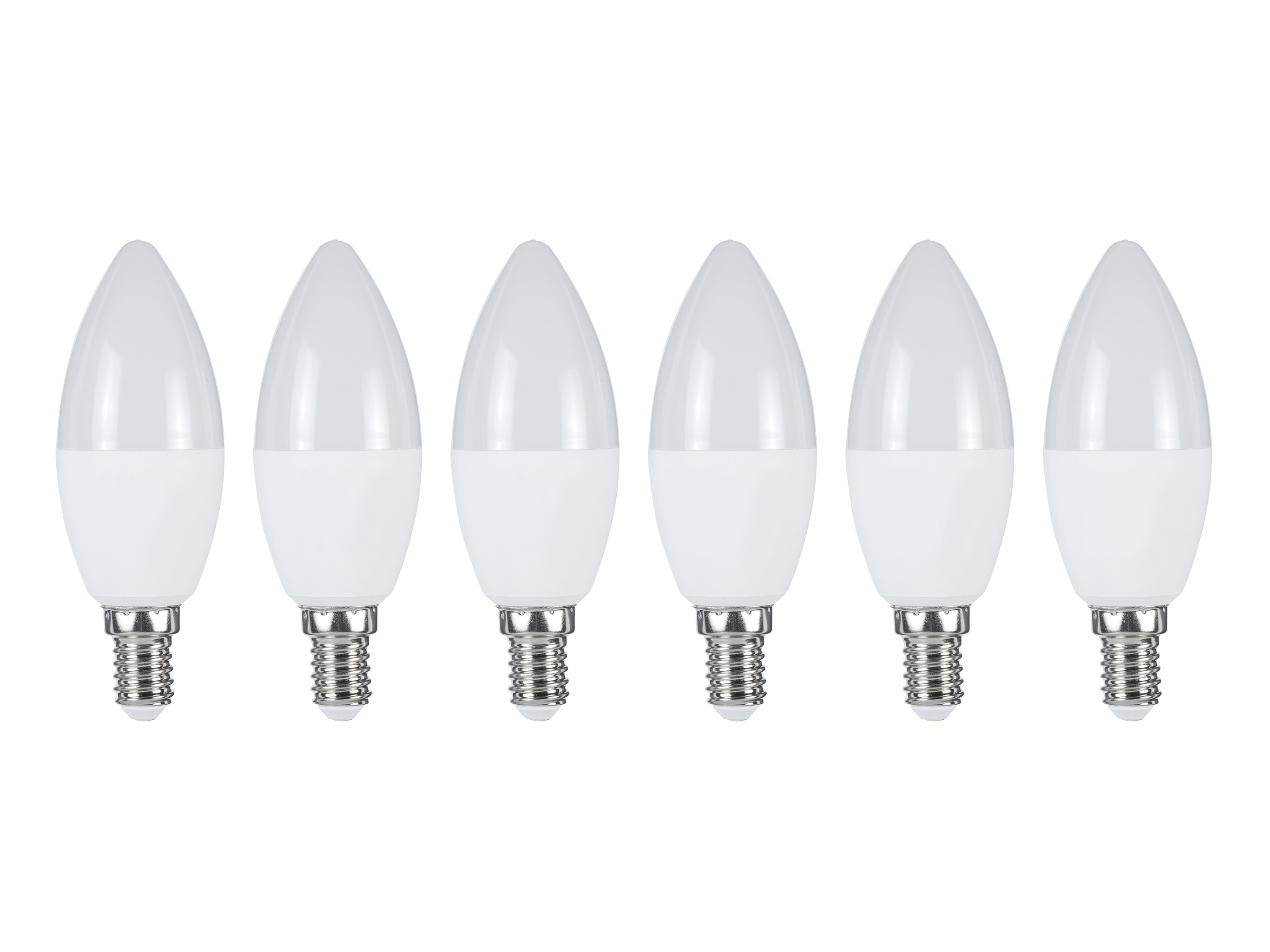 Livarno home LED žárovka, 6 kusů (svíčka E14)