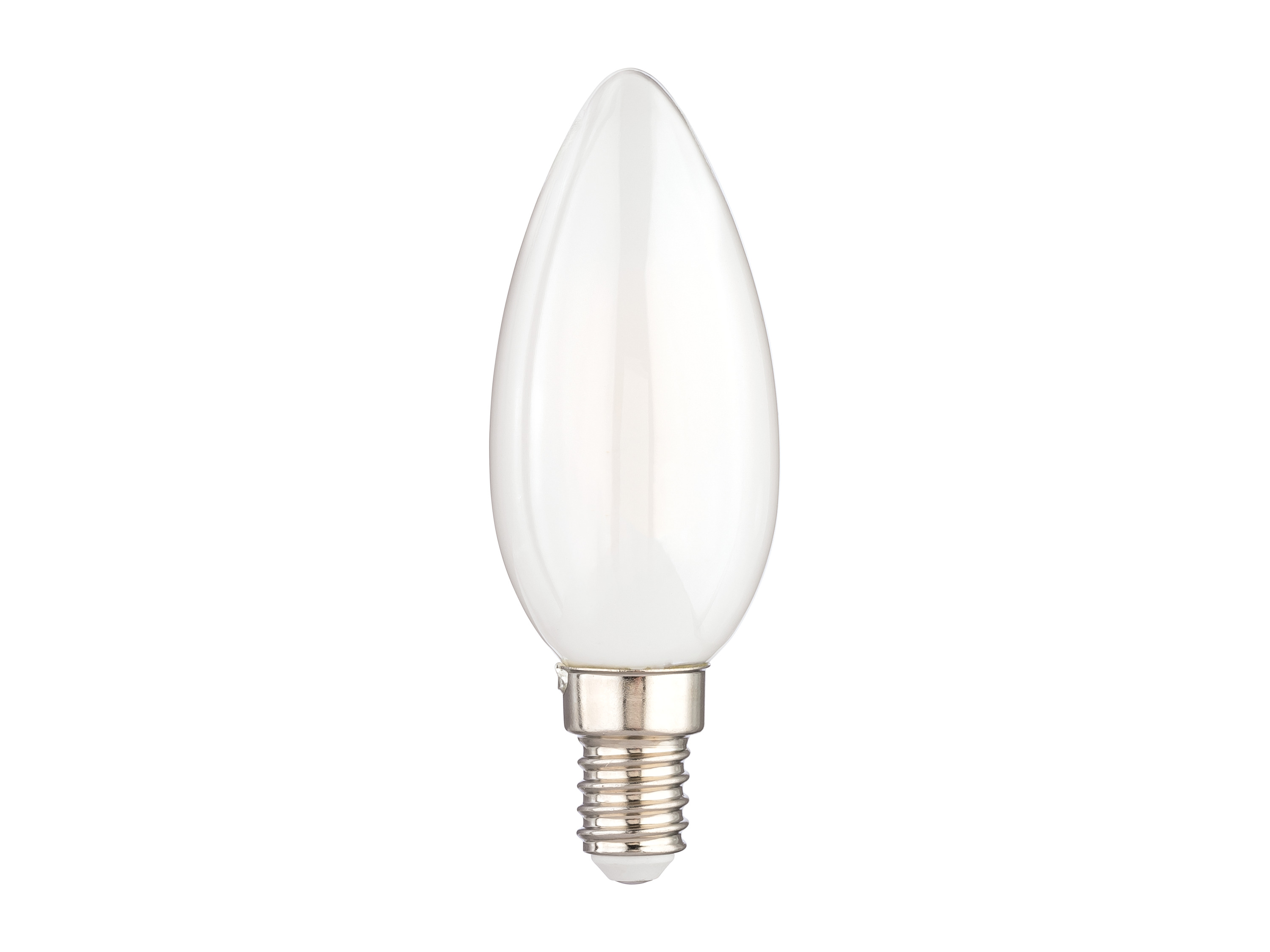 Livarno home Filamentová LED žárovka (svíčka E14, mléčně bílá)
