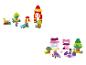 Stavebnice s figurkami, domky a stromy