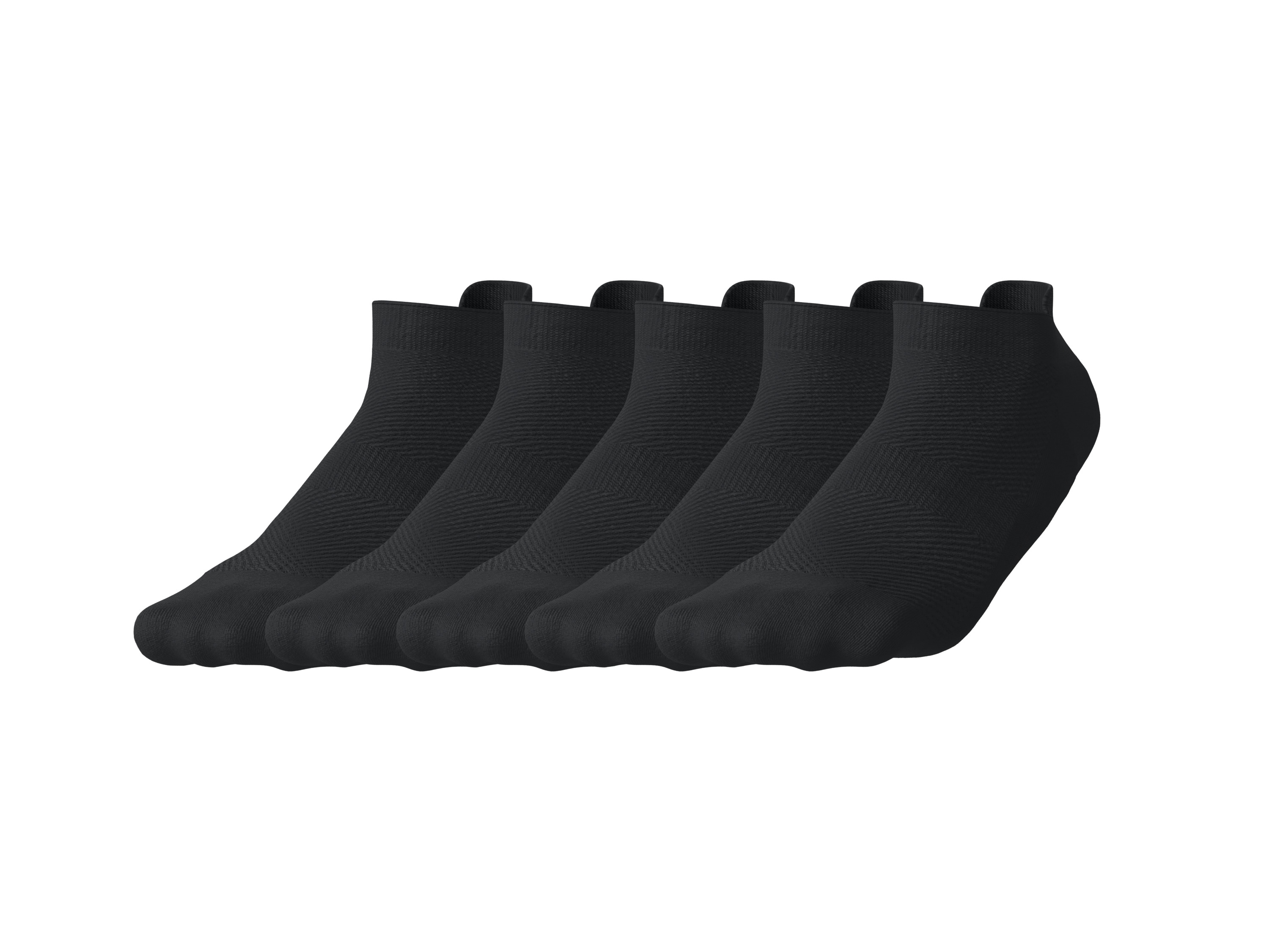 Crivit Dámské / Pánské sportovní ponožky, 5 párů (černá, 43/44)