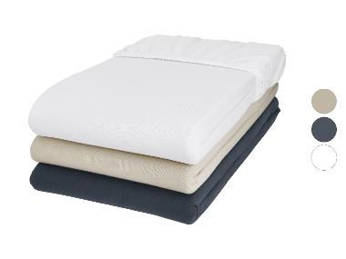 LIVARNO® Žerzejové napínací prostěradlo, 140–160 x 200 cm