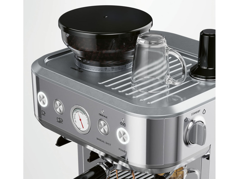  Zobrazit na celou obrazovku SILVERCREST® KITCHEN TOOLS Profesionální espresso kávovar s integrovaným mlýnkem SSMP 1770 A2 - Obrázek 7