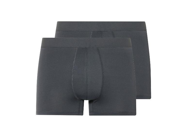 Dvě tmavě šedé boxerky.