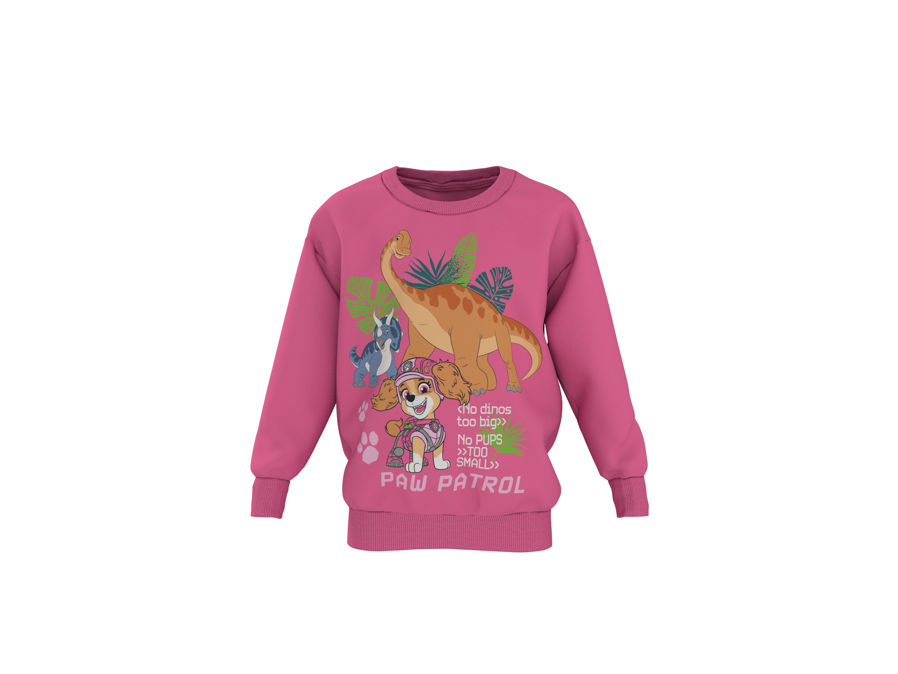 Lupilu® Dětská mikina Tlapková patrola (růžová, 122/128)