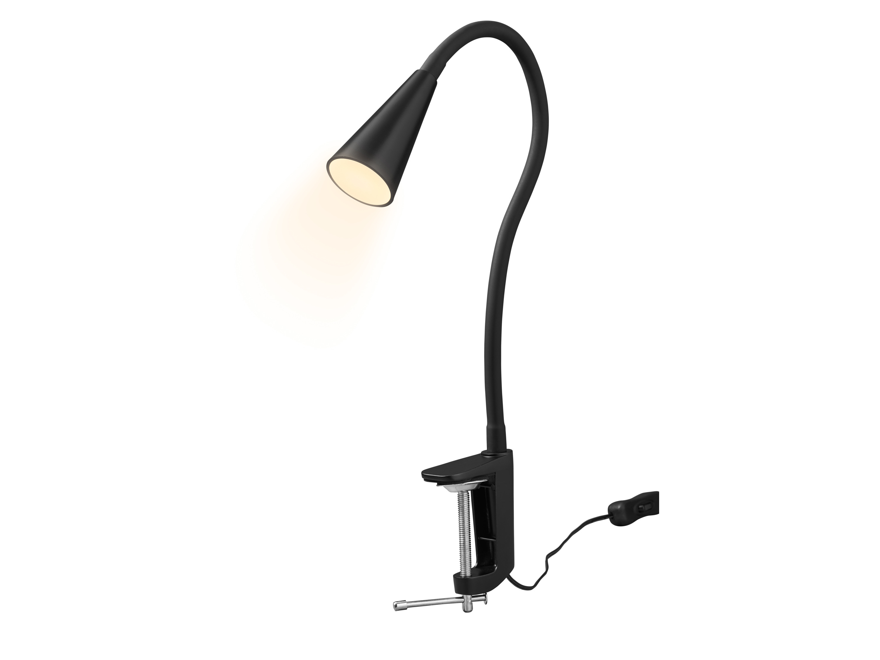 Livarno® Stolní LED lampa Freya (Led lampa s upnutím, černá)