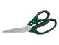 Zelené a černé zahradní nůžky s vroubkovanými čepelemi