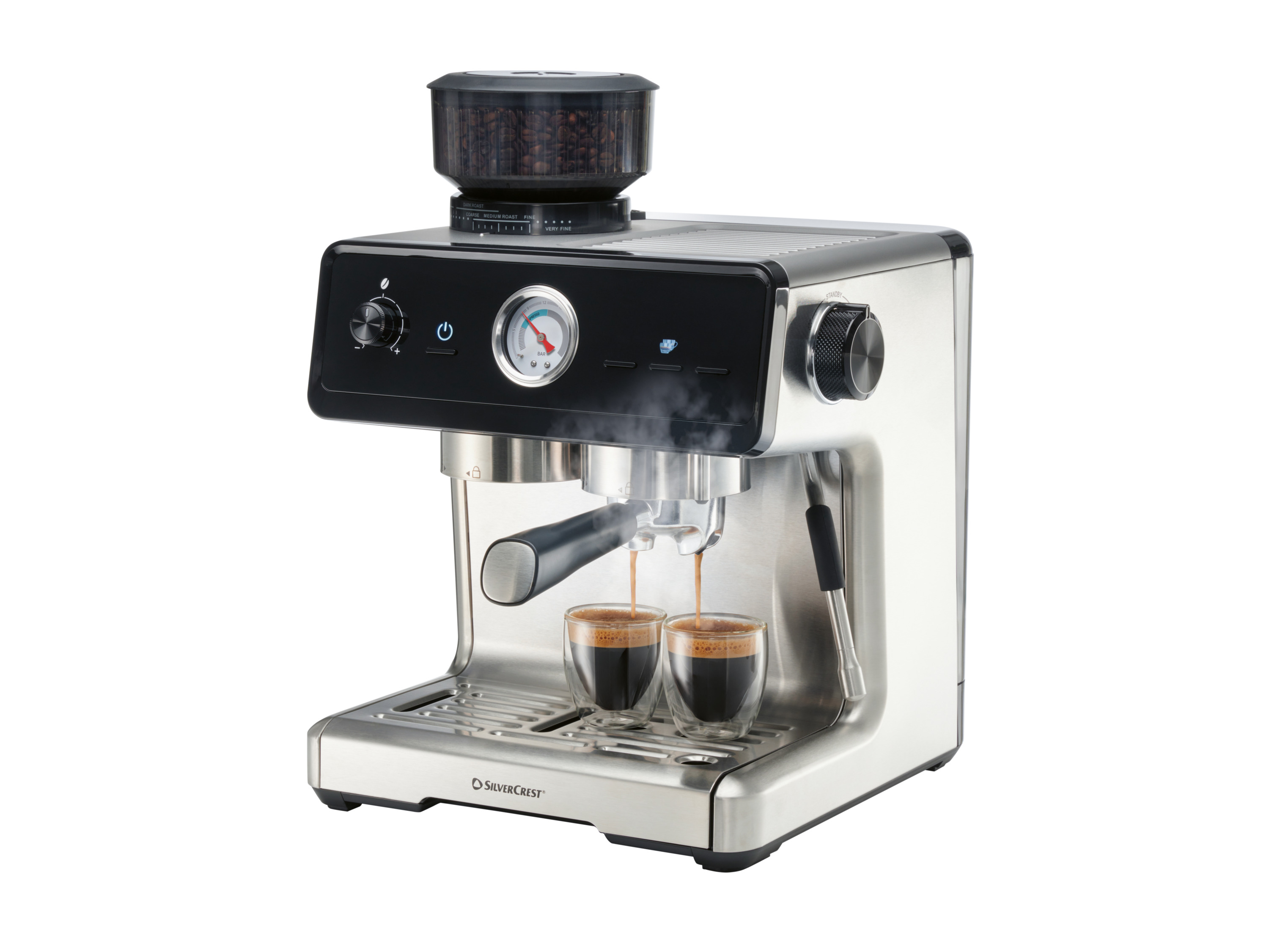Silvercrest® Espresso kávovar Premium Semst 1500 A1
