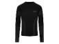 Černé tričko Spyder s dlouhým rukávem a tmavě šedými detaily