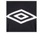 Černé tričko s bílým logem Umbro.