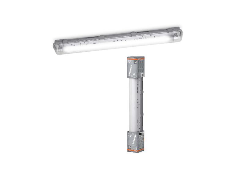 LED svítidlo a jeho balení, s chladným světlem a hodnocením IP65