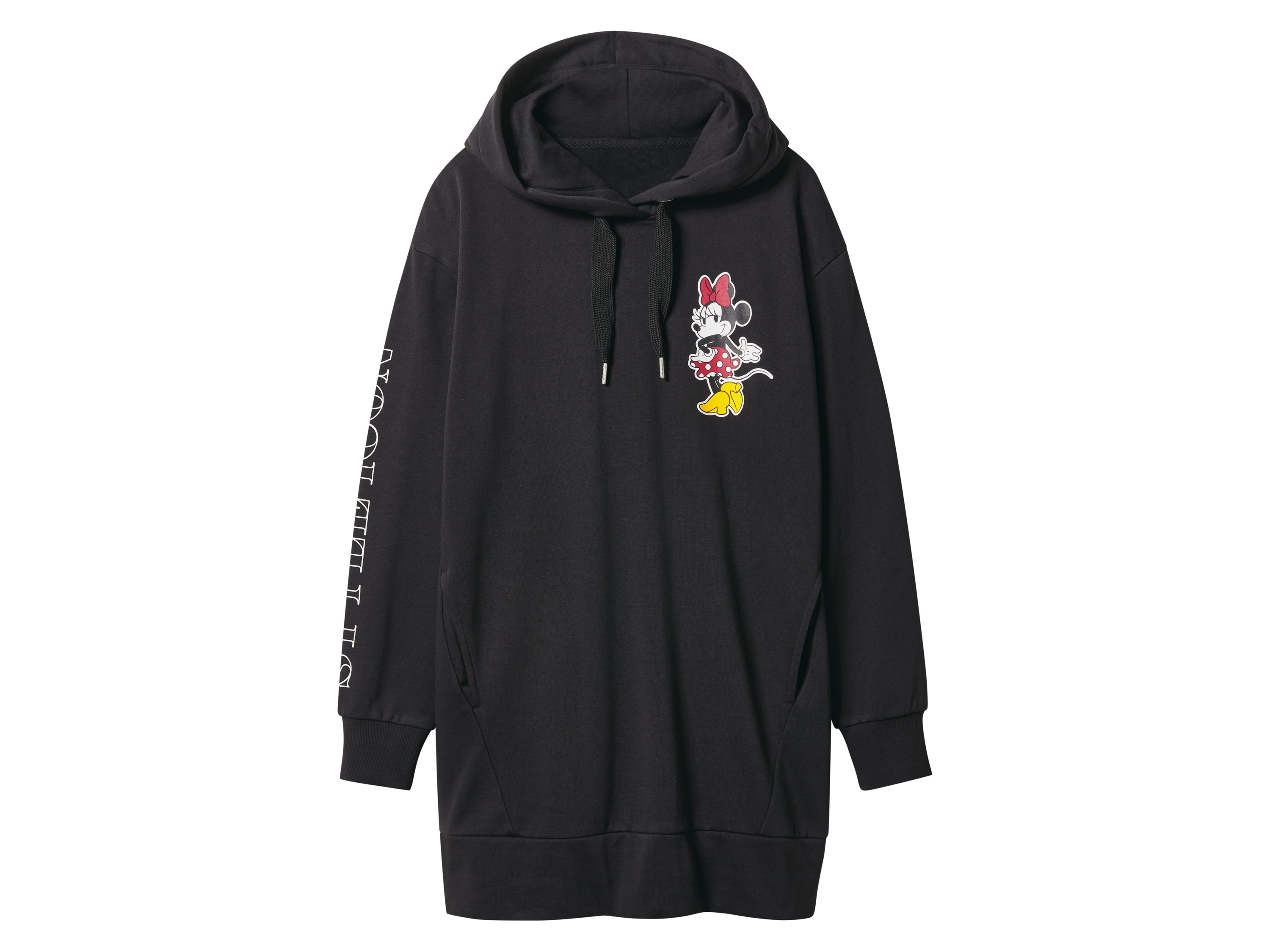 Dámské mikinové šaty (černá, S (36/38))