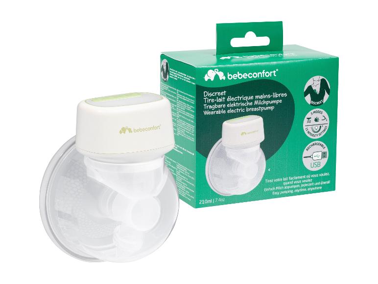 Elektrická odsávačka mateřského mléka hands-free v balení, 210 ml