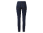 Tmavě modré skinny džíny s vysokým pasem.