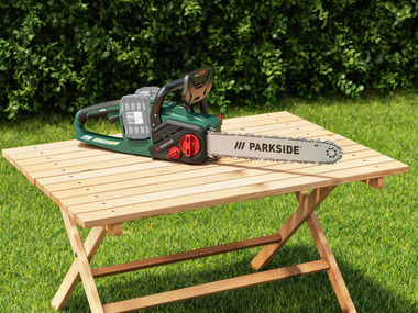 PARKSIDE® Aku řetězová pila PKSA 40 Li B2, 2x 4 Ah