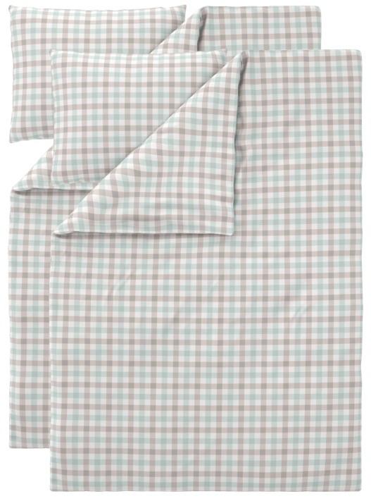 Livarno® Sada ložního povlečení z mikrovláknitého saténu, 140 x 200 cm, 70 x 90 cm (kostka), 2dílná
