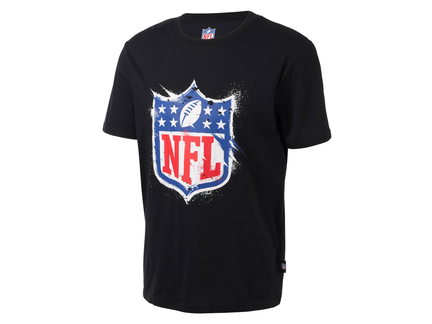 NFL Dámské / Pánské triko "Regular Fit" (Nfl logo / černá, S)