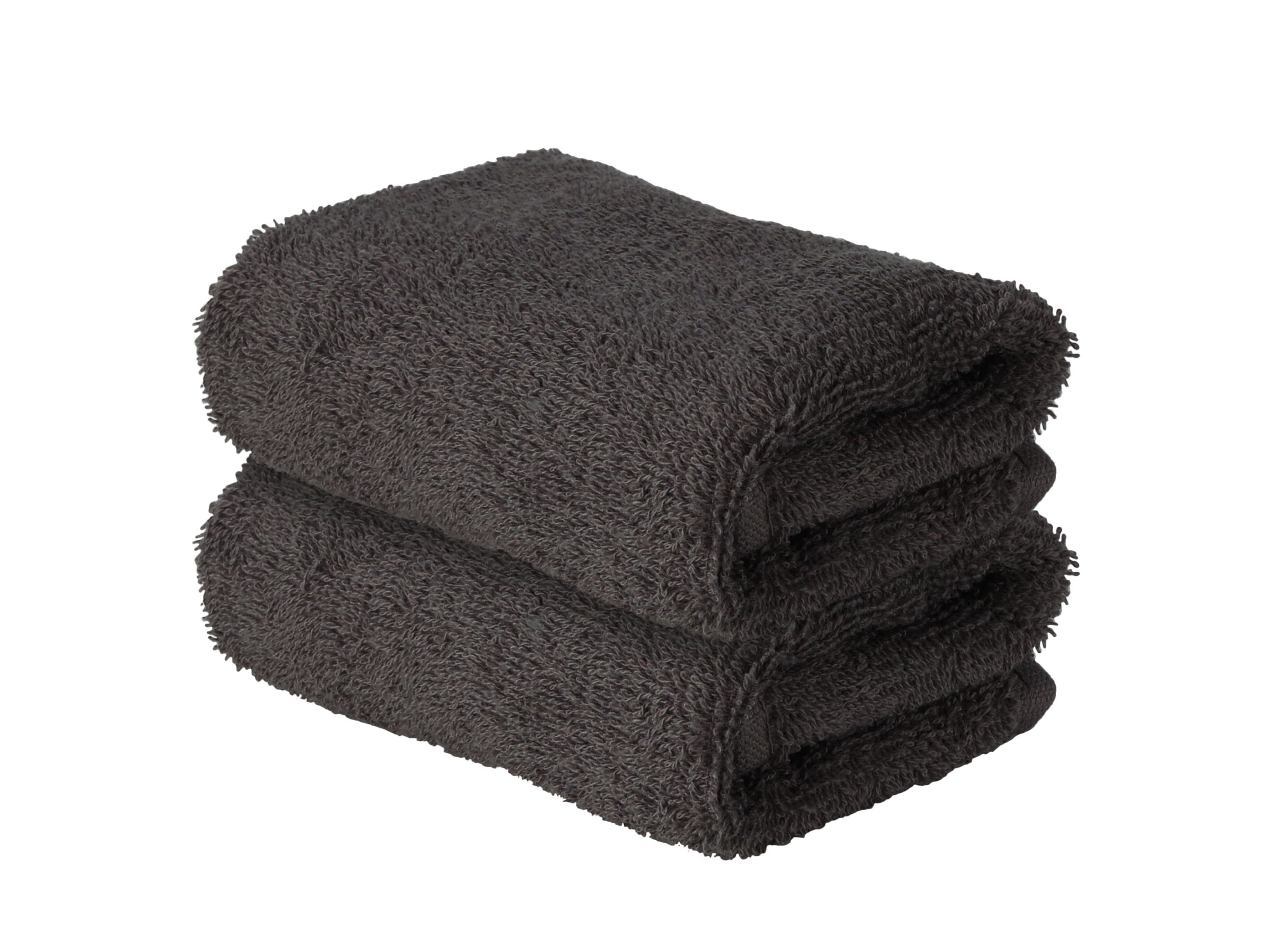 Livarno® Froté ručník pro hosty, 30 x 50 cm, 400 g/m2, 2 kusy (antracitová)