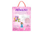 Krabice s princeznovským motivem s omalovánkami, hádankami, samolepkami a plakátem.
