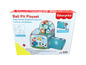 Hrací sada s kuličkovou jámou Fisher-Price s tunelem na plazení.