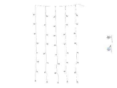 LIVARNO home Světelný LED závěs, 40 LED